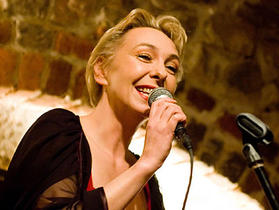 Maria Meyer zaśpiewała w żorskim klubie Spinoza. Zdjęcie: Piotr Sikora