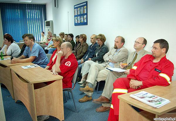 Na sesję przyszli przedstawiciele związków zawodowych działających w ZOZ-ach w Wodzisławiu i Rydułtowach