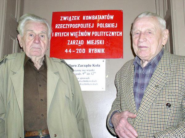 Najlepsza była siedziba na placu Wolności – mówią Franciszek Kożdoń (z lewej) i Alfred Machoczek