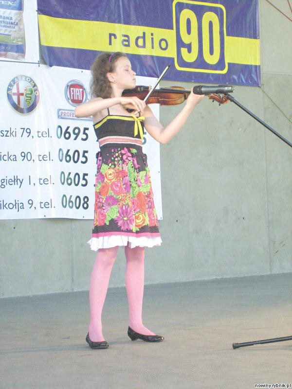 Chanelle Bednarczyk już cztery lata uczy się gry na skrzypcach