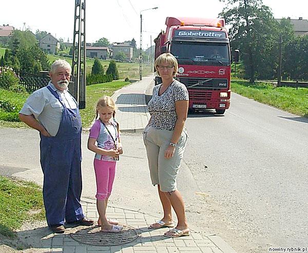 Ewa Rduch i Janusz Jankowski mają już dość hałasu ciężarówek