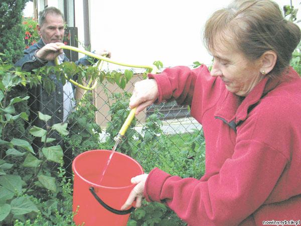 Lidia Gardzińska i jej bliscy korzystają na razie z sąsiedzkiej pomocy Grzegorza Jenka