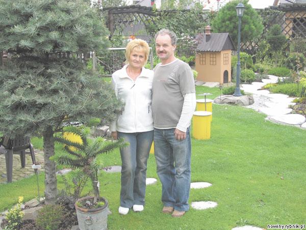Teresa i Jan Rojkowie z Gotartowic wiosną i latem większość czasu spędzają w przydomowym ogrodzie