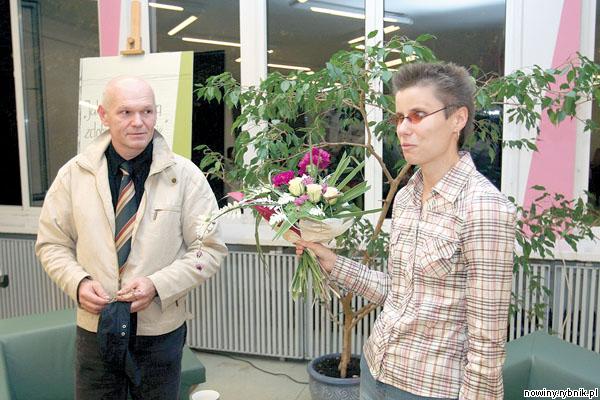 Hanna Pasterny i Henryk Kretek podczas promocji książki