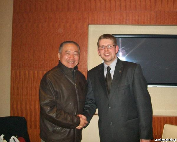 Mieczysław Kieca i Chen Xiaoling, wiceprezes Chińskiej Rady Wspierania i Rozwoju Handlu Międzynarodowego. Zdjęcie: urząd miasta