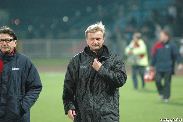 Trener Jarosław Skrobacz żegna się z Odrą Wodzisław / Wacław Troszka