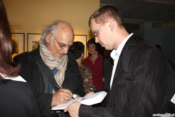 Marek Węgorzewski razem z Carlosem Saurą, wybitnym hiszpańskim reżyserem / Adrian Karpeta