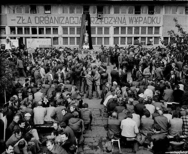 Gorączka strajkowa w kopalni Zofiwka, w 1980 roku / Jzef Żak