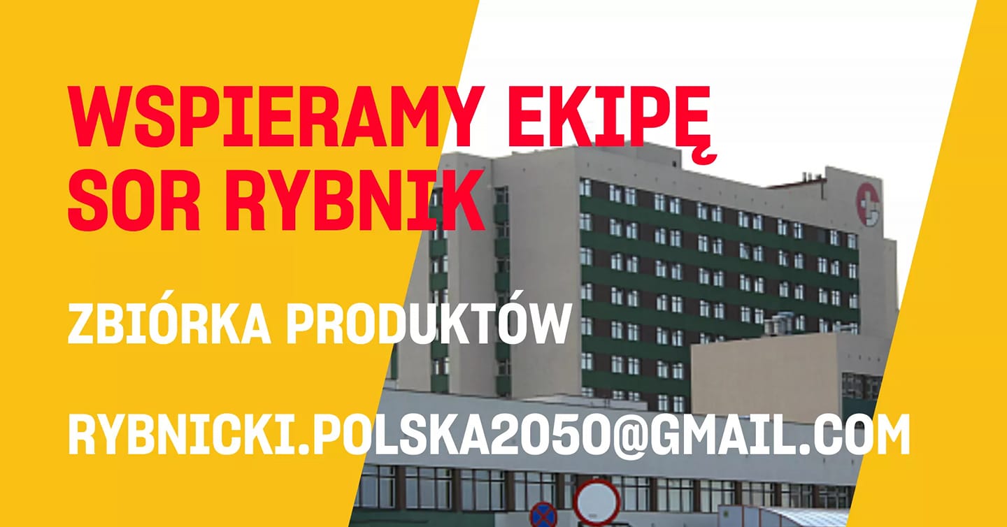 Polska 2050 Śląskie / Trwa zbiórka produktów dla SOR w Rybniku.
