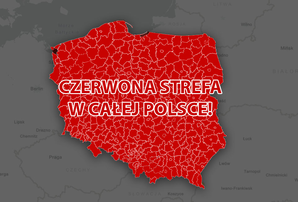 KRM / Czerwona strefa w całej Polsce