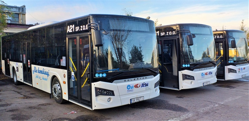 www.zory.pl Najnowsze autobusy bezpłatnej komunikacji miejskiej w Żorach produkcji tureckiej