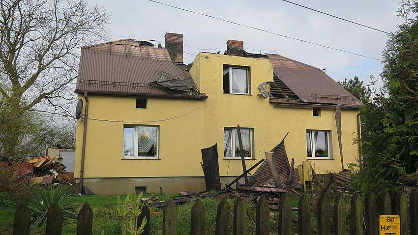 Zdjęcie: Urząd Gminy Pawłowice/Spalony dom