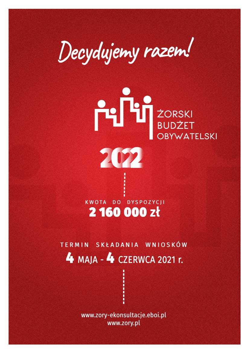 www.zory.pl W tym roku mieszkańcy Żor ponownie mogą zgłaszać projekty ogólnomiejskie