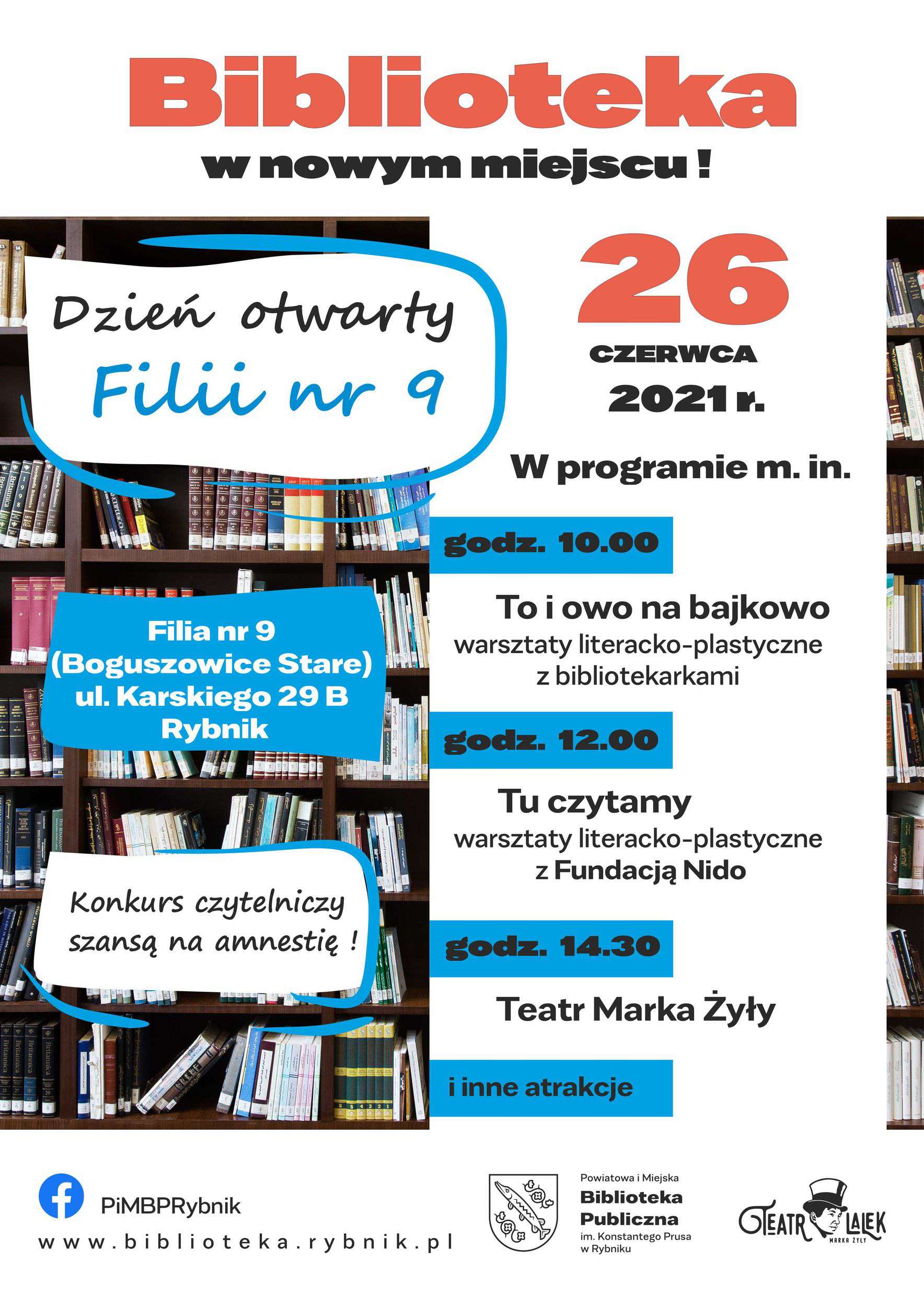 Biblioteka w Boguszowicach na nowym