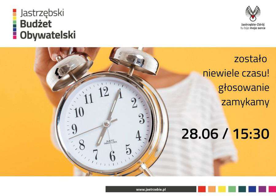 www.jastrzebie.pl Termin zgłaszania projektów do Jastrzębskiego Budżetu Obywatelskiego upływa dziś 28 czerwca 