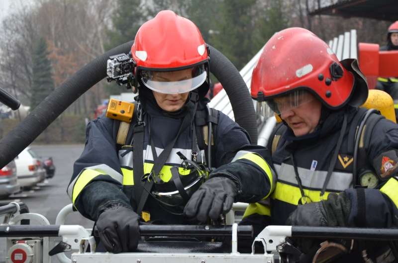 PSP Jastrzębie W akcji ratowniczej uczestniczyło aż sześc zastępów strażackich z Jastrzębia 
