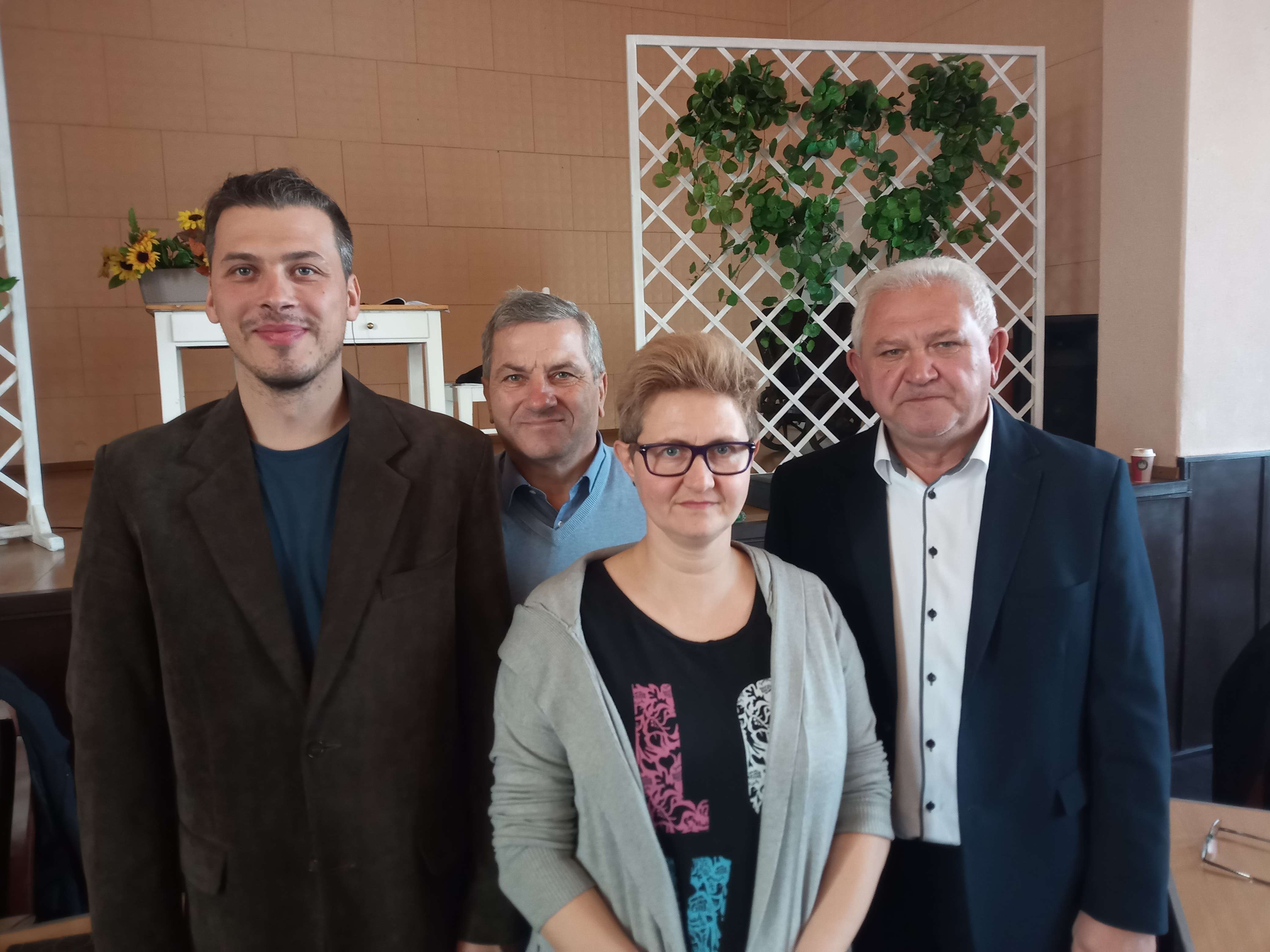 Materiały prasowe Zespół Piasta Leszczyny od lewej: Przemysław Czuga, Benedykt Czuga, Iwona Bojdoł i Rajmund Adamczyk 