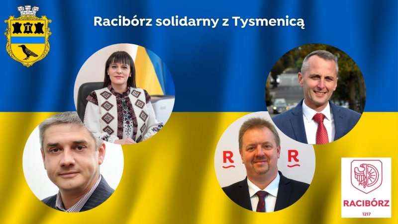 UM Racibórz Racibórz pomaga partnerskiemu miastu Tysmenicy na Ukrainie