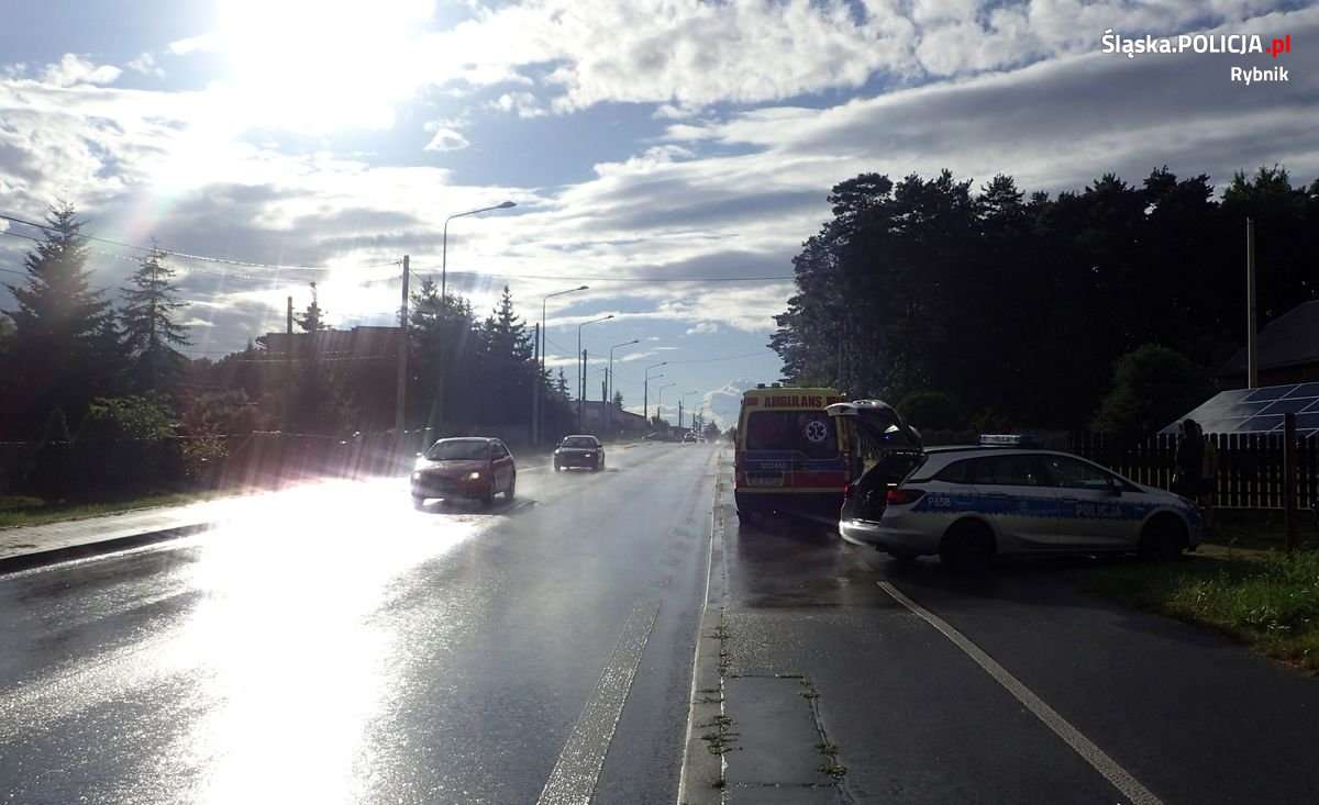 KMP Rybnik Do wypadku doszło na ścieżce rowerowej w rejonie ulicy Rudzkiej 
